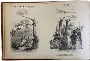 Florian / Grandville - Autour de la Table - 1849