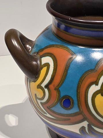 Plateelbakkerij Zuid-Holland - Vaas met dubbele oren -