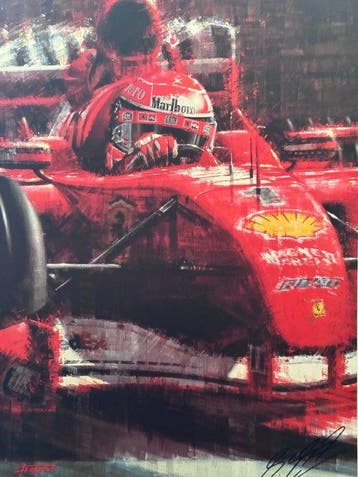 Ferrari - Michael Schumacher - 2001 - Print, Collections