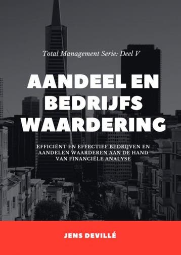 Aandeel- en Bedrijfswaardering 9789464483512 Jens Devillé, Boeken, Verzenden, Gelezen, Jens Devillé