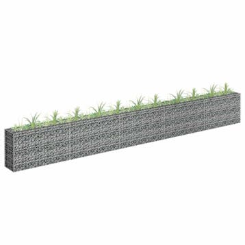 vidaXL Gabion plantenbak verhoogd 450x30x60 cm, Verzenden