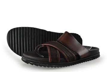 Manfield Slippers in maat 43 Bruin, Slippers, Manfield, Bruin, Verzenden