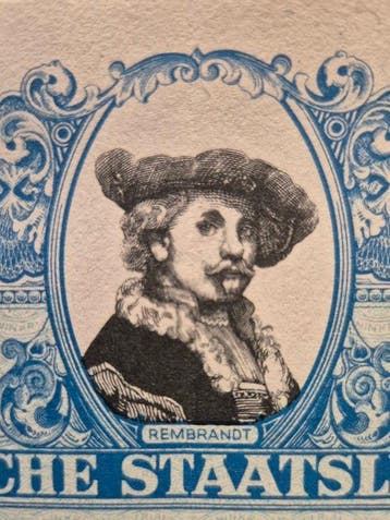 Nederland. 1 x 1000 Gulden - 1943 - State loan - Rembrandt