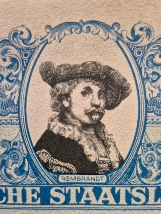 Nederland. 1 x 1000 Gulden - 1943 - State loan - Rembrandt, Antiek en Kunst, Antiek | Speelgoed