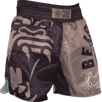 PRIDE or Die Fightshorts Beast Mode Gorilla Zwart, Pride or Die, Verzenden, Zwart, Vechtsport