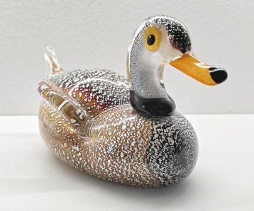 sculptuur, Anatra - 10 cm - Muranoglas