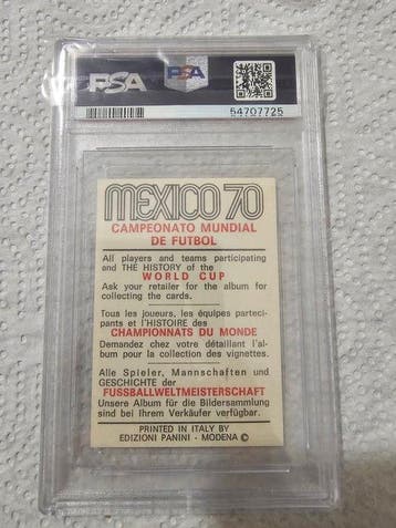 Panini First World Cup edition Mexico 70 - Italia Team - PSA, Nieuw
