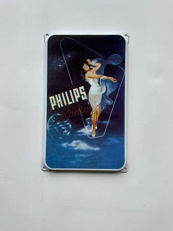Philips - Philips Radio - Reclamebord - Emaille, Metaal
