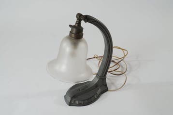 Lampe de table - Étain - Art Nouveau, Antiquités & Art