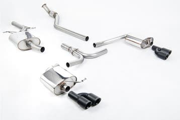 Cat-back uitlaatsysteem | Audi A4 2.0 TFSI S line B8 (2WD en, Verzenden