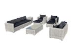 Veiling - Loungeset incl. kussens 10-delig
