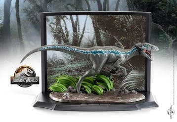 Jurassic Park Toyllectible Treasure Statue Velociraptor Blue, Ophalen of Verzenden, Nieuw