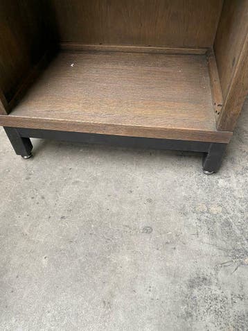 Boekenkast drift wood, smoke brown (nieuw, outlet), Huis en Inrichting, Nieuw, Overige houtsoorten, Met plank(en)