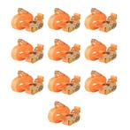 vidaXL Spanbanden 0,4 ton 6mx25mm oranje 10 st, Doe-het-zelf en Bouw, Verzenden, Nieuw