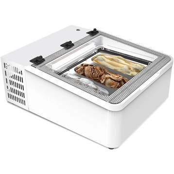 Schepijsvitrine | Energiezuinig | Wit | 3x 5L | -10°C/-22°C, Verzenden
