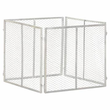 vidaXL Compostbak 85x85x70 cm gegalvaniseerd staal, Verzenden, Nieuw