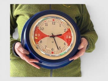 Wandklok - G&G – Space Age Transistor Space Age Plastic -