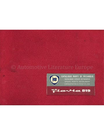 1970 LANCIA FLAVIA 819 ONDERDELENBOEK, Auto diversen, Handleidingen en Instructieboekjes