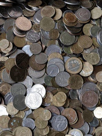 France. Lot of ± 9.5 kilo modern coins - different dates