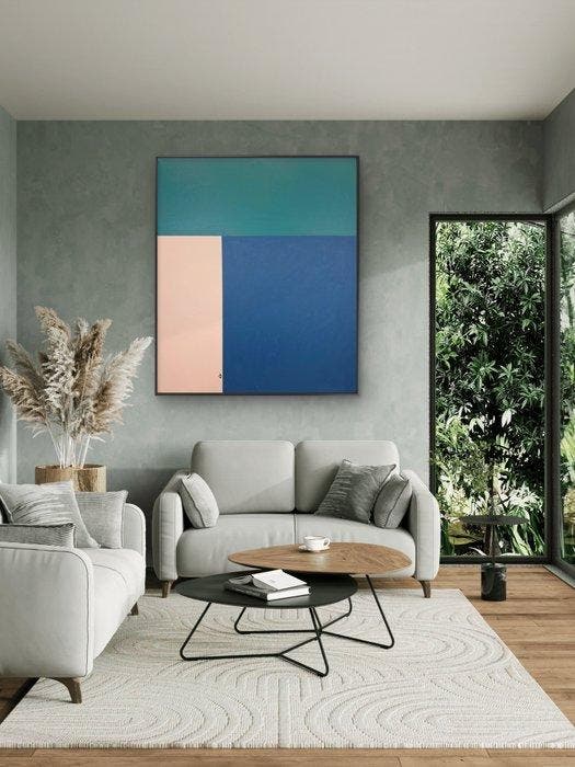 Enzo Affaticati - BLUE HUE . XXL, Antiek en Kunst, Kunst | Designobjecten