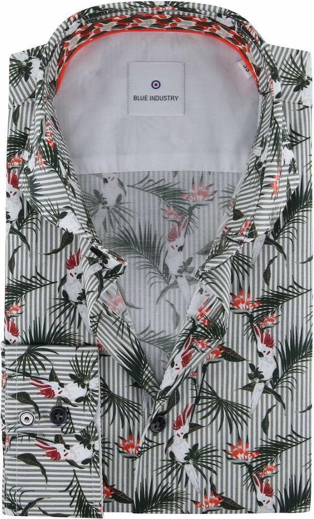Blue Industry Hemd Papegaai Groen maat 38 Heren, Vêtements | Hommes, Vêtements de marque | Chemises, Envoi