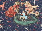 De Betoverde Tuin van de Eenhoorn - Meubelstof - 3 m - 2.8 m, Antiek en Kunst