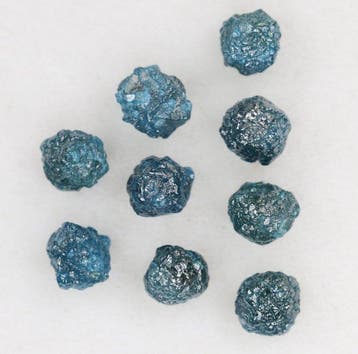 Diamant Diamant brut bleu de 20 ct, non taillé, pierre brute