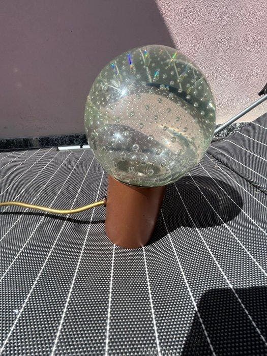 Lampe de table - bouillonnant, cuivre - Lampe en verre à, Antiquités & Art, Antiquités | Éclairage