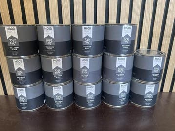 Veiling - 14x Moodpaints Krijtverf Ballroom Black 500ML beki, Nieuw