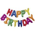 Regenboog Happy Birthday Ballonnen Set 33cm, Verzenden, Nieuw