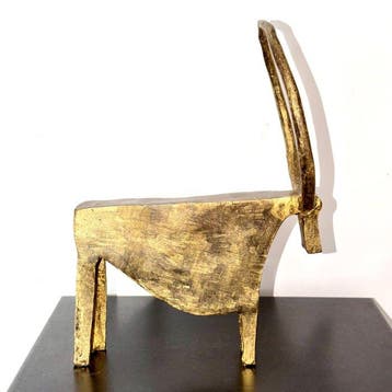 Abdoulaye Derme - Figuur - Taureau aux Grandes Cornes -