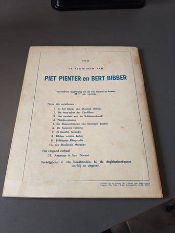 Piet Pienter en Bert Bibber N°10 - De Stralende Meteoor - 1, Nieuw