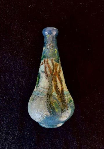 André Delatte - Vaas - Glas, Antiquités & Art, Antiquités | Verre & Cristal