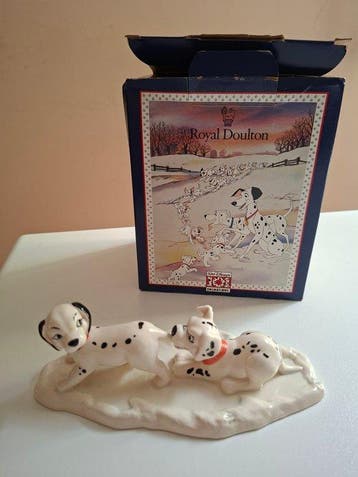 Royal Doulton - Figuur - Disneys 101 Dalmatians Lucky and, Antiek en Kunst