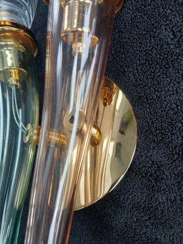 Wandkandelaar - Glas - ontwerp Giuseppe Righetto