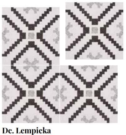 Lempicka 22.3x22.3 Decor / Design Tegel ( Keramisch ) /, Doe-het-zelf en Bouw, Tegels, Ophalen of Verzenden