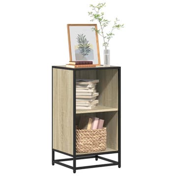 vidaXL Boekenkast 40x35x76 cm bewerkt hout sonoma, Verzenden, Nieuw