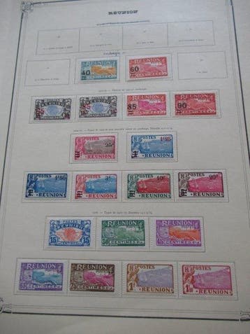 Réunion - Prachtige verzameling postzegels