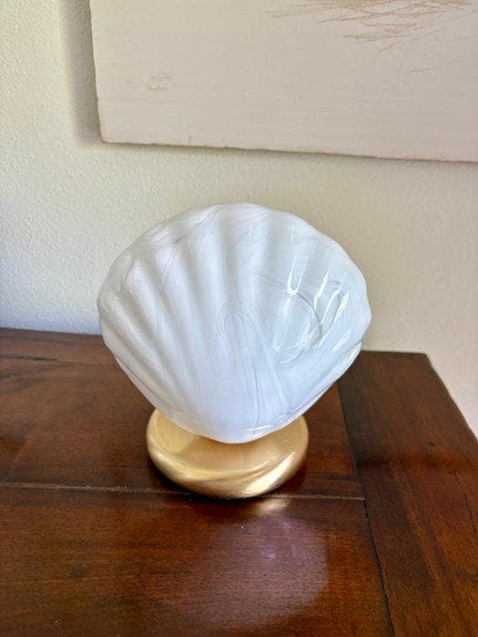 LA MURRINA - Tafellamp - Muranoglas - Tafellamp Shell, Antiquités & Art, Antiquités | Éclairage