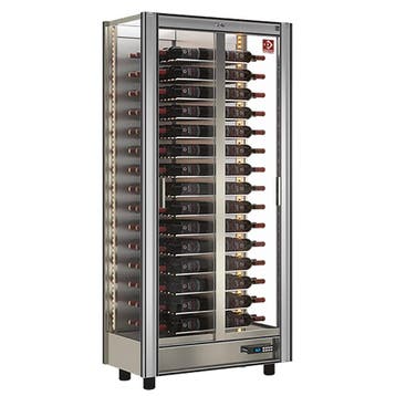 Wijnkoelvitrine | 530L (120x 75cl) | Aluminium | +4°C/+16°C, Verzenden, Nieuw in verpakking