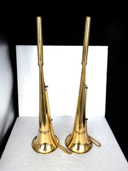 Corne de brume (2) - 2 zeer Grote Misthoorns -, Antiquités & Art, Art | Objets design