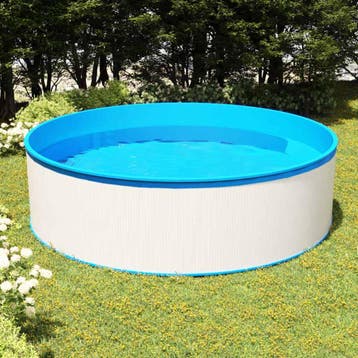 vidaXL Splasher pool 350x90 cm wit, Verzenden