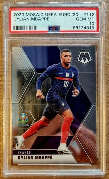 2019, 2020 Topps Topps Match Attax Kylian Mbappé, Nieuw