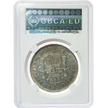Espagne. Alphonse XIII. 5 Pesetas 1889*89 MPM GBCA - EU AU53
