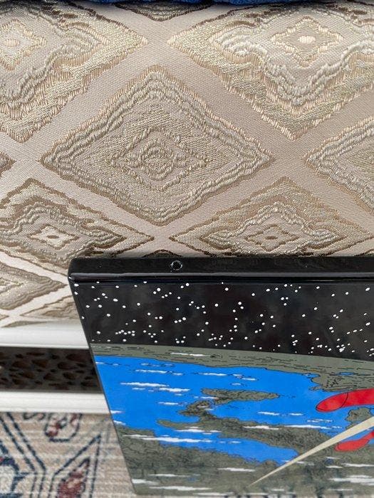 Tintin - Plaque émaillée série Lune – Fusée quittant la, Livres, BD | Comics