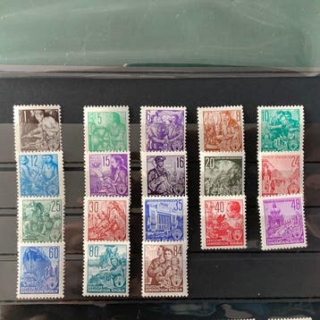 Duitse Democratische Republiek (DDR) 1953 - Vijfjarenplan :, Gestempeld