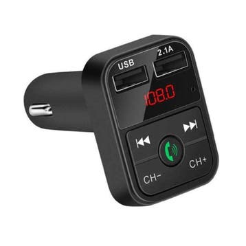 Dual USB Autolader Bluetooth Handsfree Oplader FM Radio Kit, Verzenden