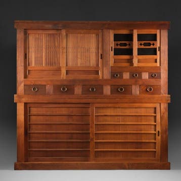Omi armoire de cuisine - Bois, Cuivre, bois de cyprès