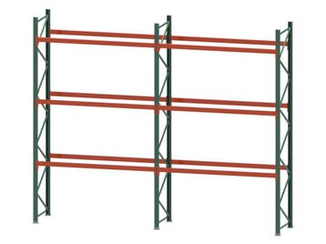 Palletstelling - 3 staanders 4650x1050mm - Tot. lengte: 5m76, Articles professionnels, Ophalen of Verzenden