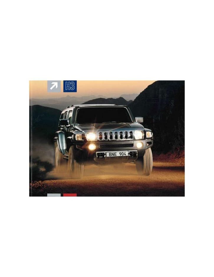 2008 HUMMER H3 BROCHURE NEDERLANDS, Livres, Autos | Brochures & Magazines